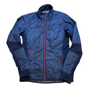 Icebreaker MerinoLOFT Womens Jacket S Blue Full Zip Thumbholes